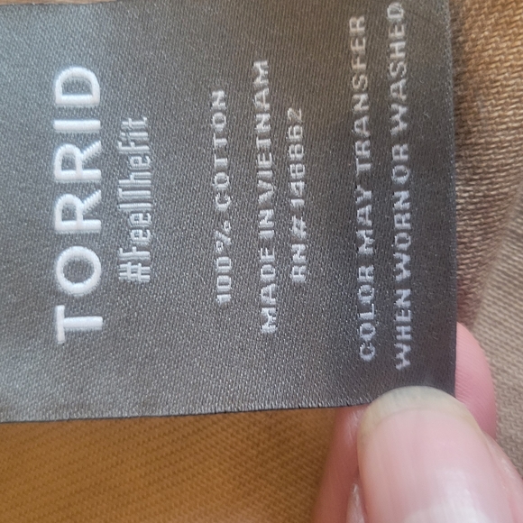 TORRID Women's Tan Jacket PLUS Sz 2x - Picture 13 of 13